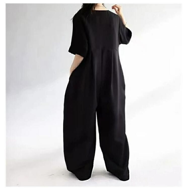 XーLARGE オールインワン つなぎ 半袖 BLACK L XーLARGE オールインワン つなぎ 半袖 BLACK L