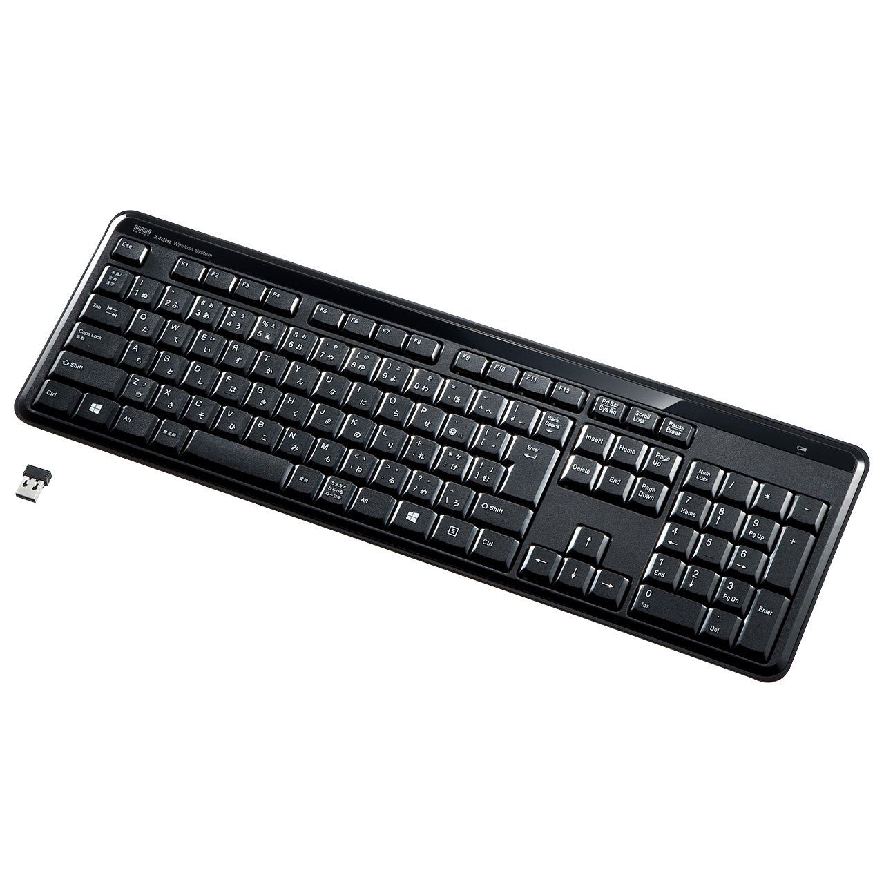 サンワサプライ 静音スリムキーボード ブラック SKB-WL29BK [ブラック] [単品] [ワイヤレス]