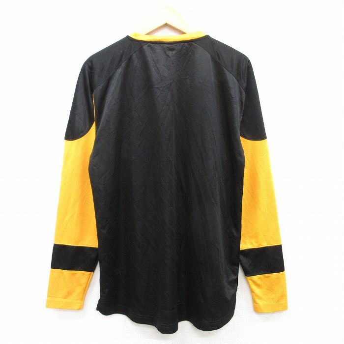 L/古着 長袖 ビンテージ Tシャツ メンズ 00s NHL ボストンブルー