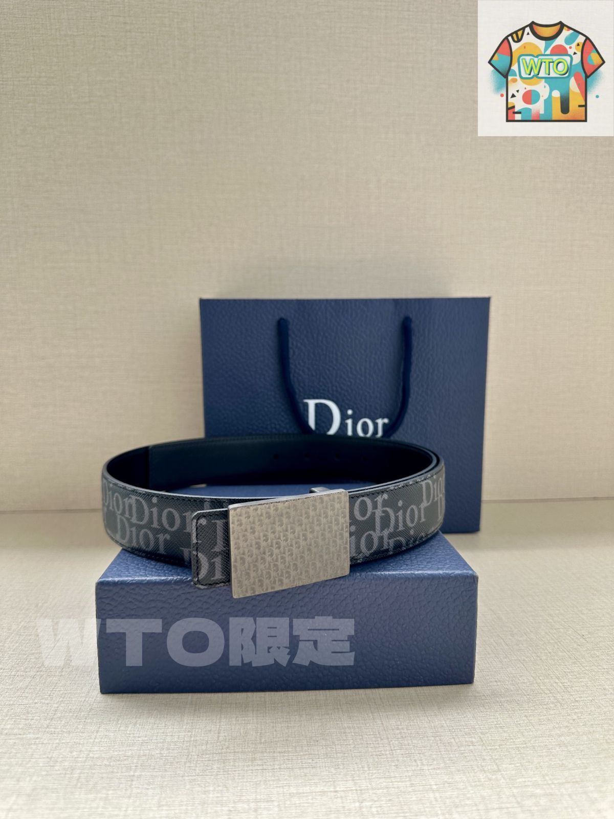 ディオールDior 両面ベルト 今日特価】Dior ディオール 35mm 両面ベルト-2 - メルカリ