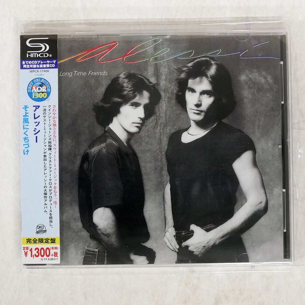 AOR 紙ジャケットCD アレッシー AOR 紙ジャケットCD アレッシー ALESSI,新品未開封,紙ジャケ