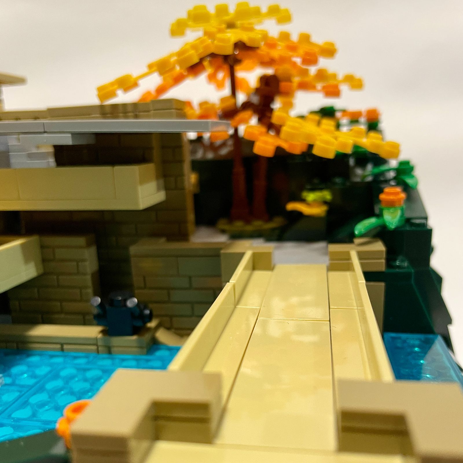 建築ブロック【落水荘】 フランク・ロイド・ライト Fallingwater 