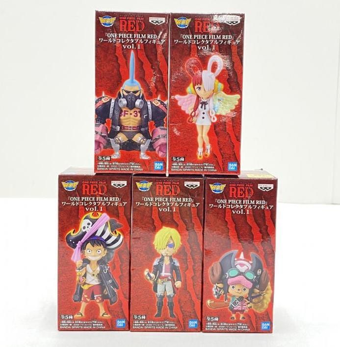 新品未開封 ONE PIECE FILM RED ワーコレ フルコンプ ワンピース FILM