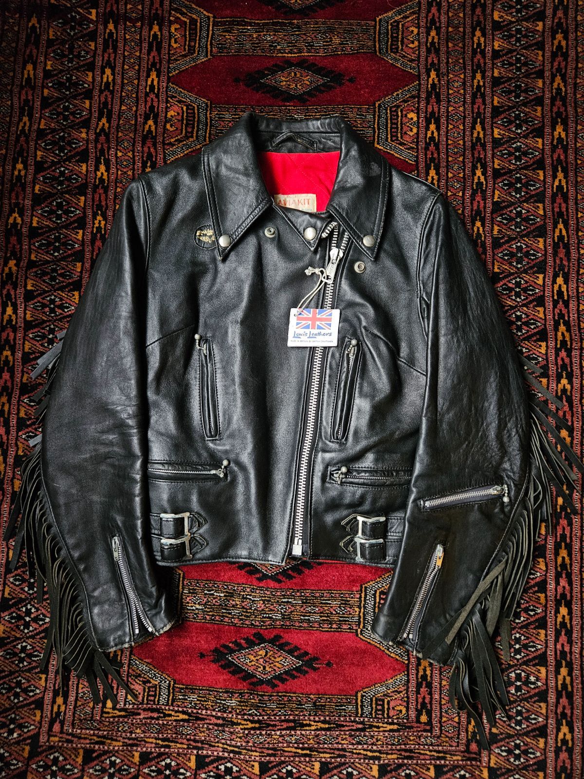 70s Lewis Leathers LIGHTING Motorcycle Jacket