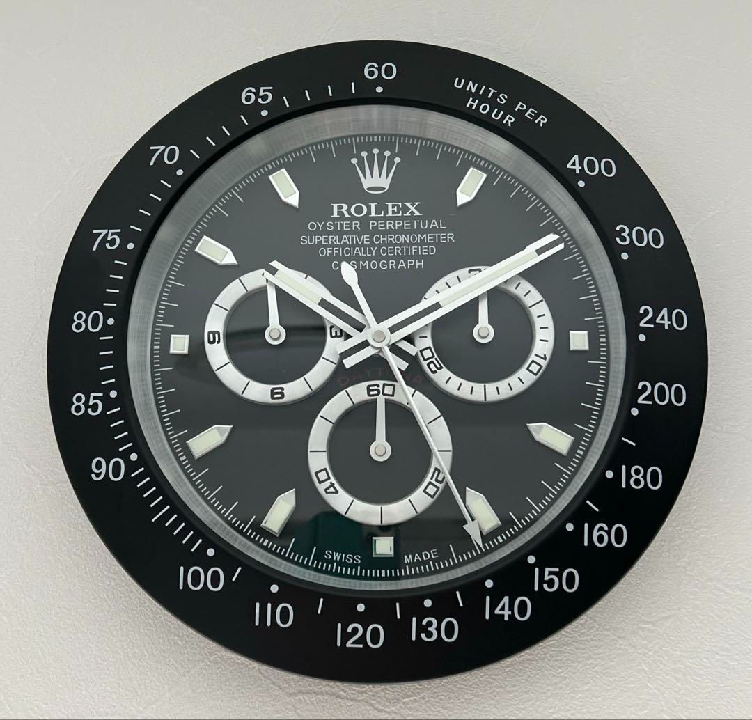 ロレックスコスモグラフデイトナ販促品掛け時計 海外販促品 ROLEX ロレックス 掛け時計 コスモグラフ デイトナ