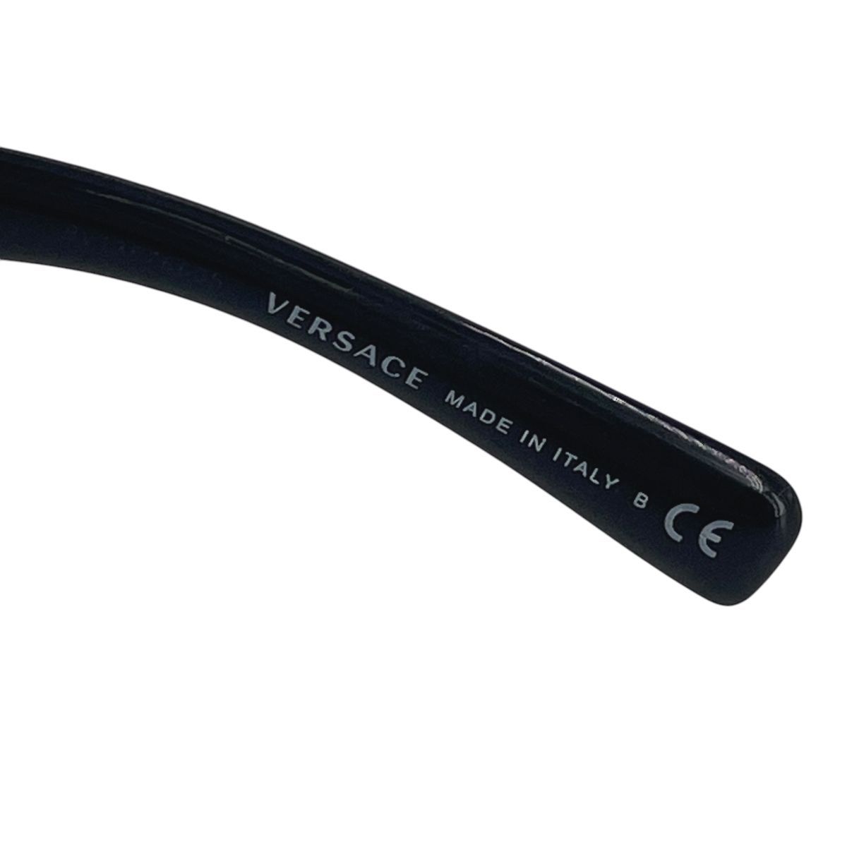 中古】 VERSACE ヴェルサーチ サングラス 総柄 ブラック 黒 中古】 VERSACE ヴェルサーチ サングラス 総柄 ブラック 黒
