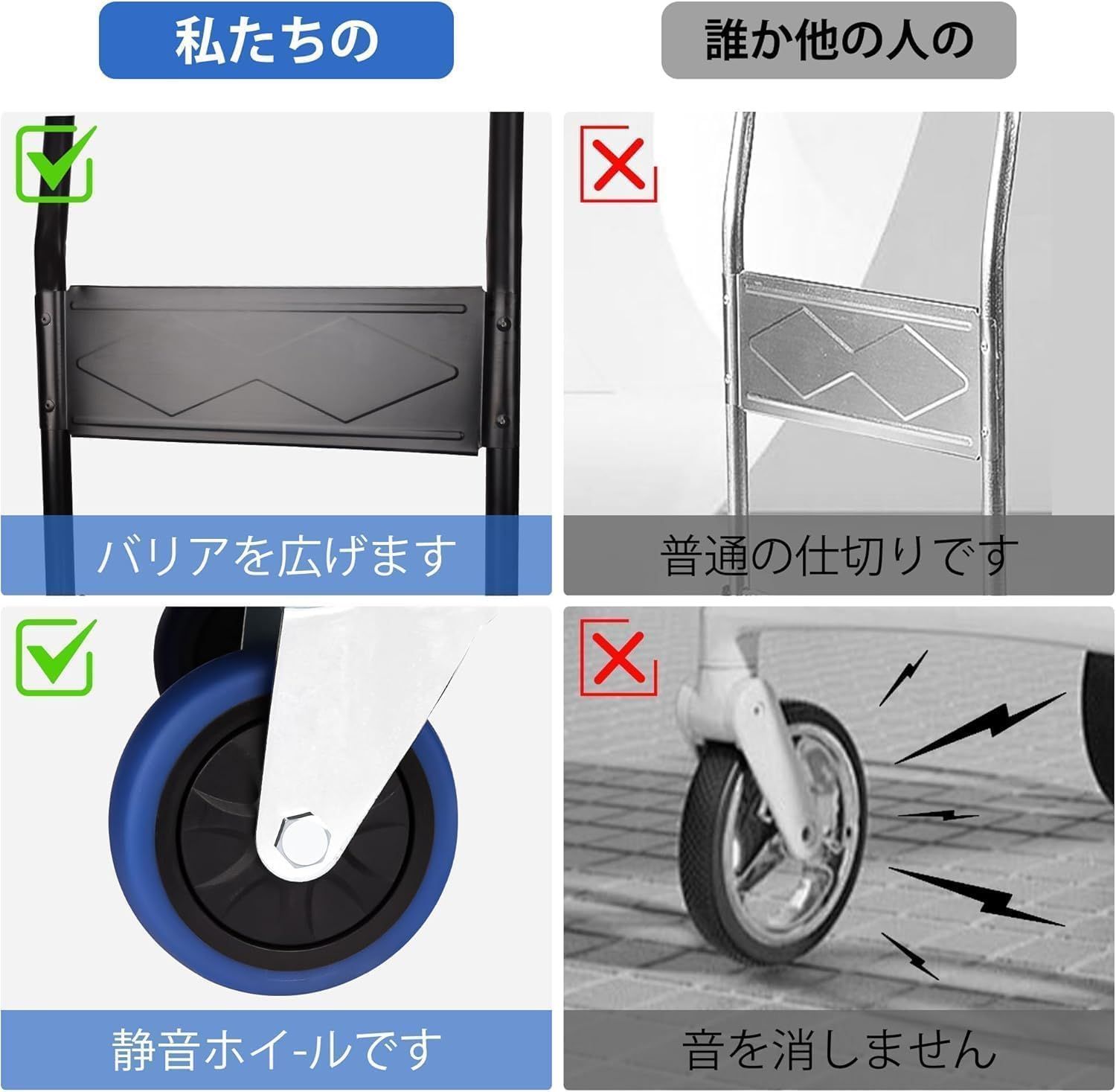 静音 360度回転 なキャスター付き業務用台車大型 フラットカート スチール製 平台車耐荷重400KG 屋内外で使用家庭 倉庫 農業 輸送 ハンドリング ショッピング 防災用 軽量 折りたたみ 台車