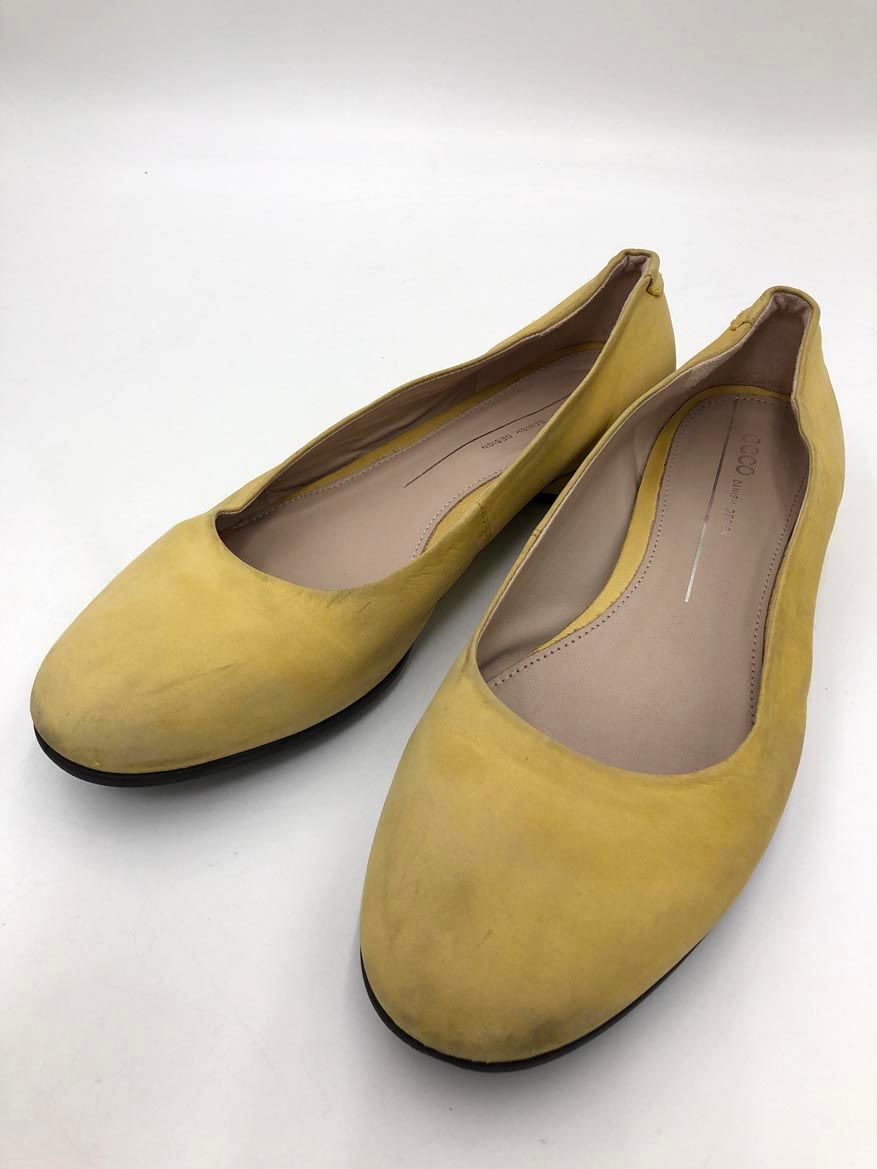 ECCO パンプス 39(24.5) ECCO Sculpted LX 35 ウィメンズ レザーブロックヒールパンプス