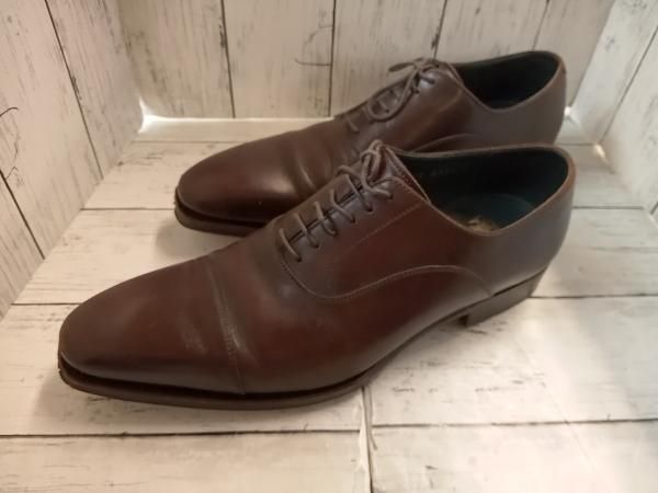 Perfetto ペルフェット アンティークブラウン セミブローグシューズ 美品” Perfetto（ペルフェット）メダリオントゥシューズ Size
