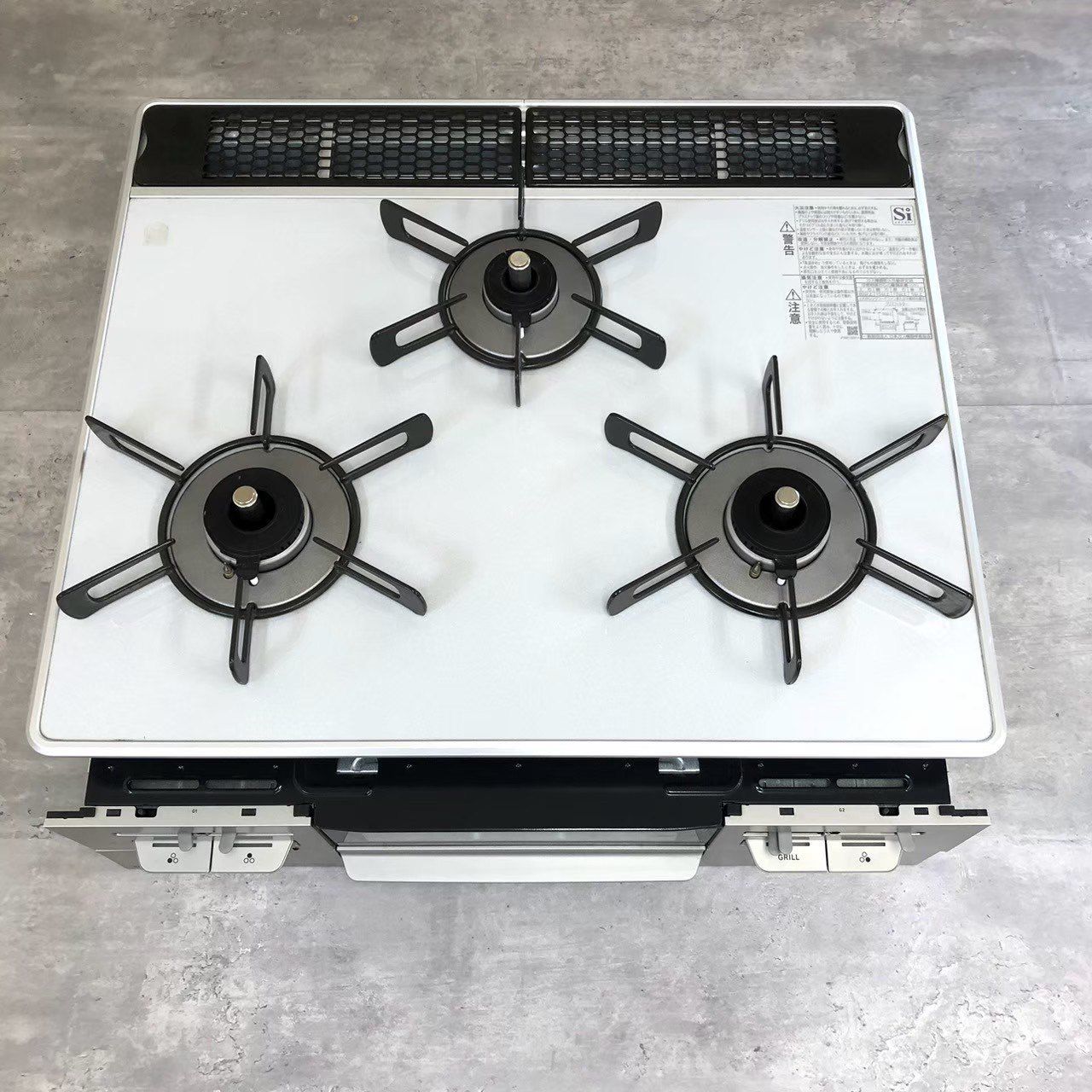 未使用展示品 リンナイ ビルトインコンロ RX31W28P12RW LPガス