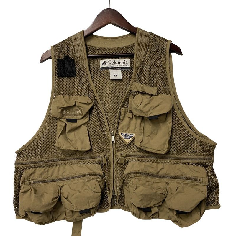 中古品】Columbia コロンビア FISHING VEST FM1001 フィッシング