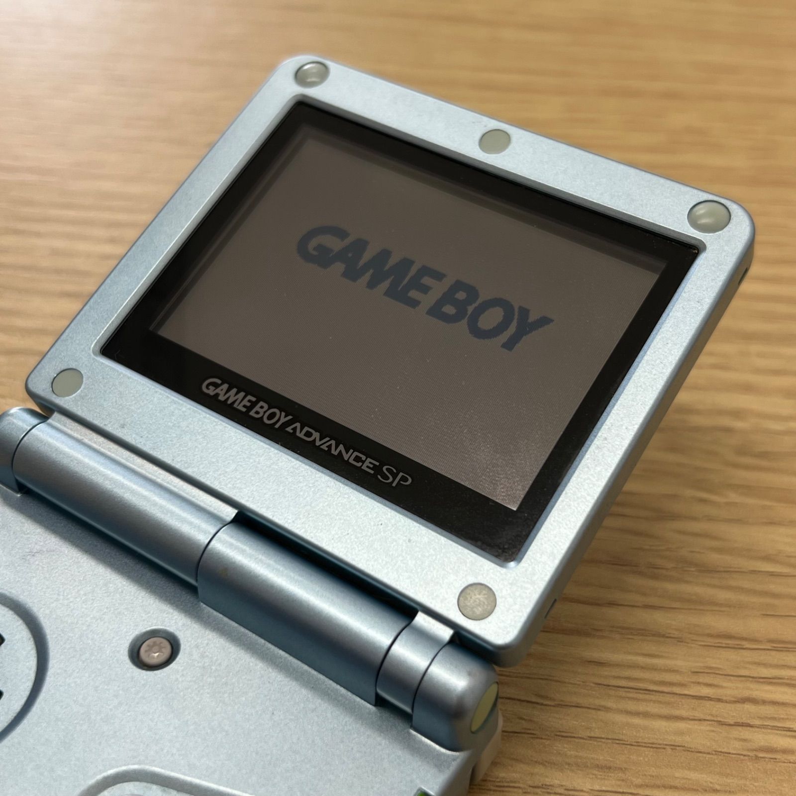 221 ☆美品☆ゲームボーイアドバンス 解き sp パールブルー 簡易清掃済み！
