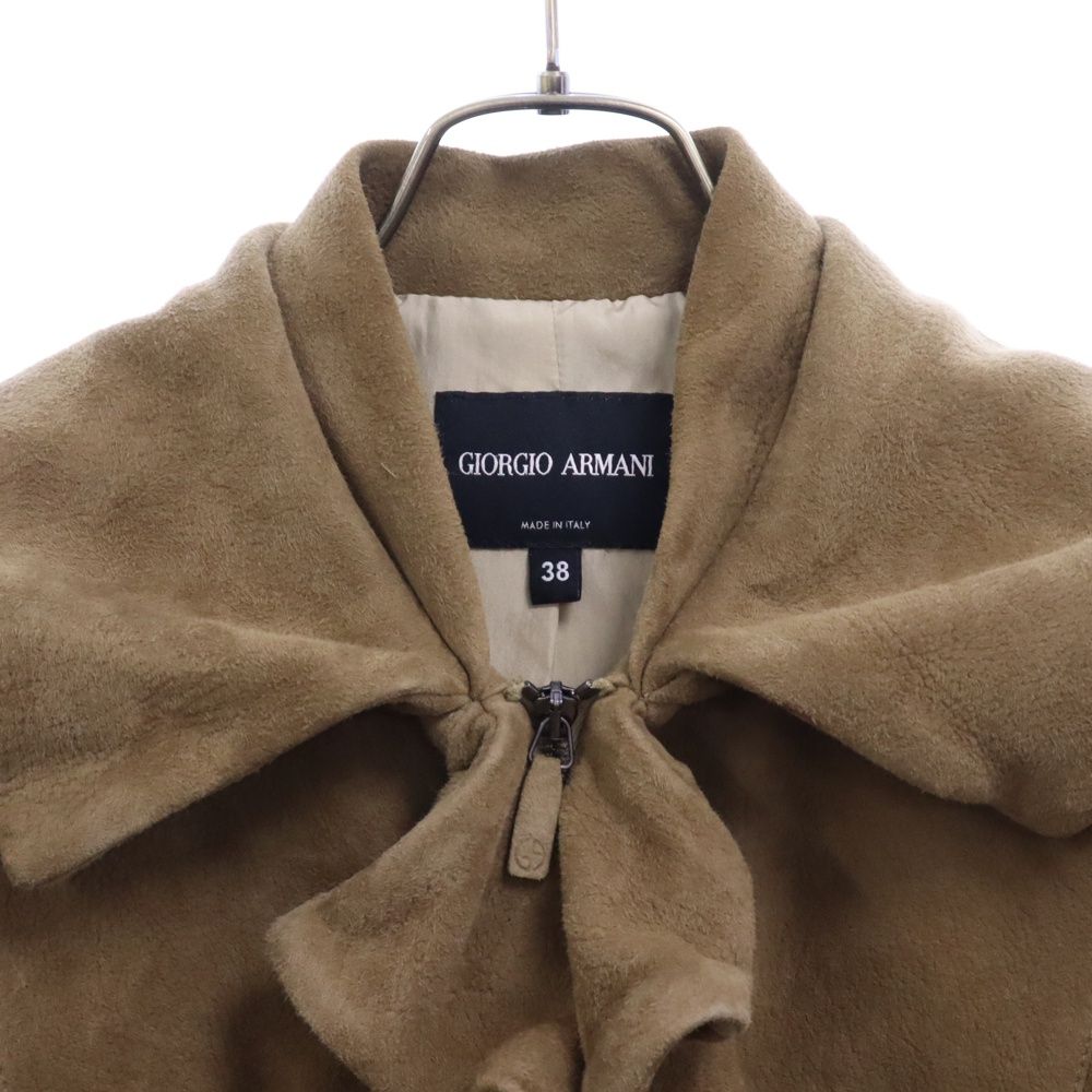 ジョルジオアルマーニ　スェード　ジャケット GIORGIO ARMANI (ジョルジオアルマーニ) ラム スエード レザー