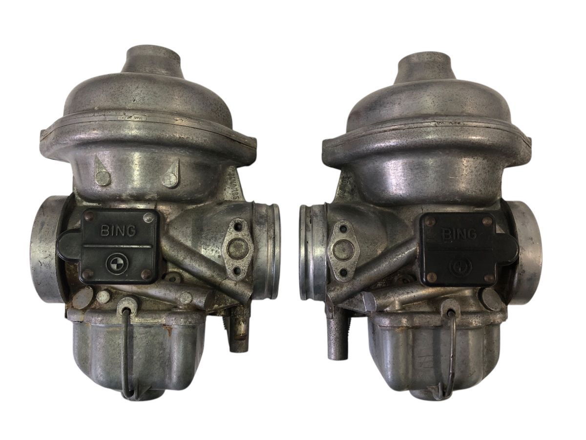 BMW R100RT 1978年式 初期型 ツインサス BING キャブレター 40ｍｍ 左右 スロットルOK レストア ＯＨにも 2652-M1031