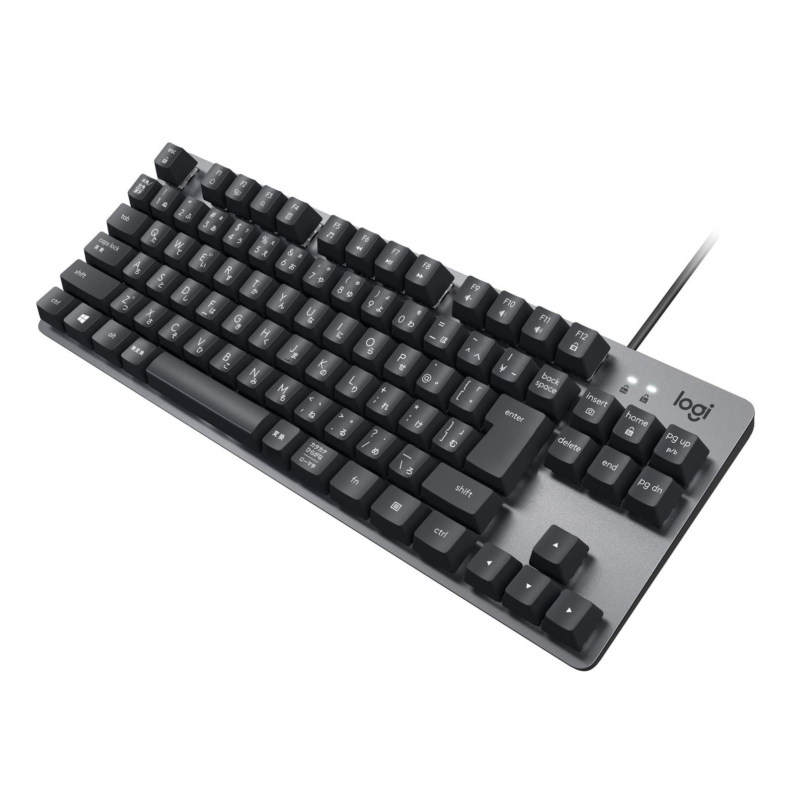 Logicool ロジクール ロジクール K835GPB 有線 メカニカルキーボード 青軸 クリッキー テンキーレス コンパクト メカニカル キーボード 有線 有線キーボード グラファイト windows surface K835 グラファイト 単品