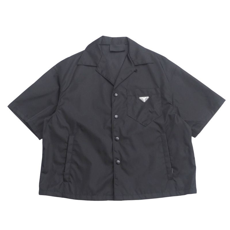 2024年製□PRADA プラダ 半袖シャツ サイズM(180/96A) Re-Nylon