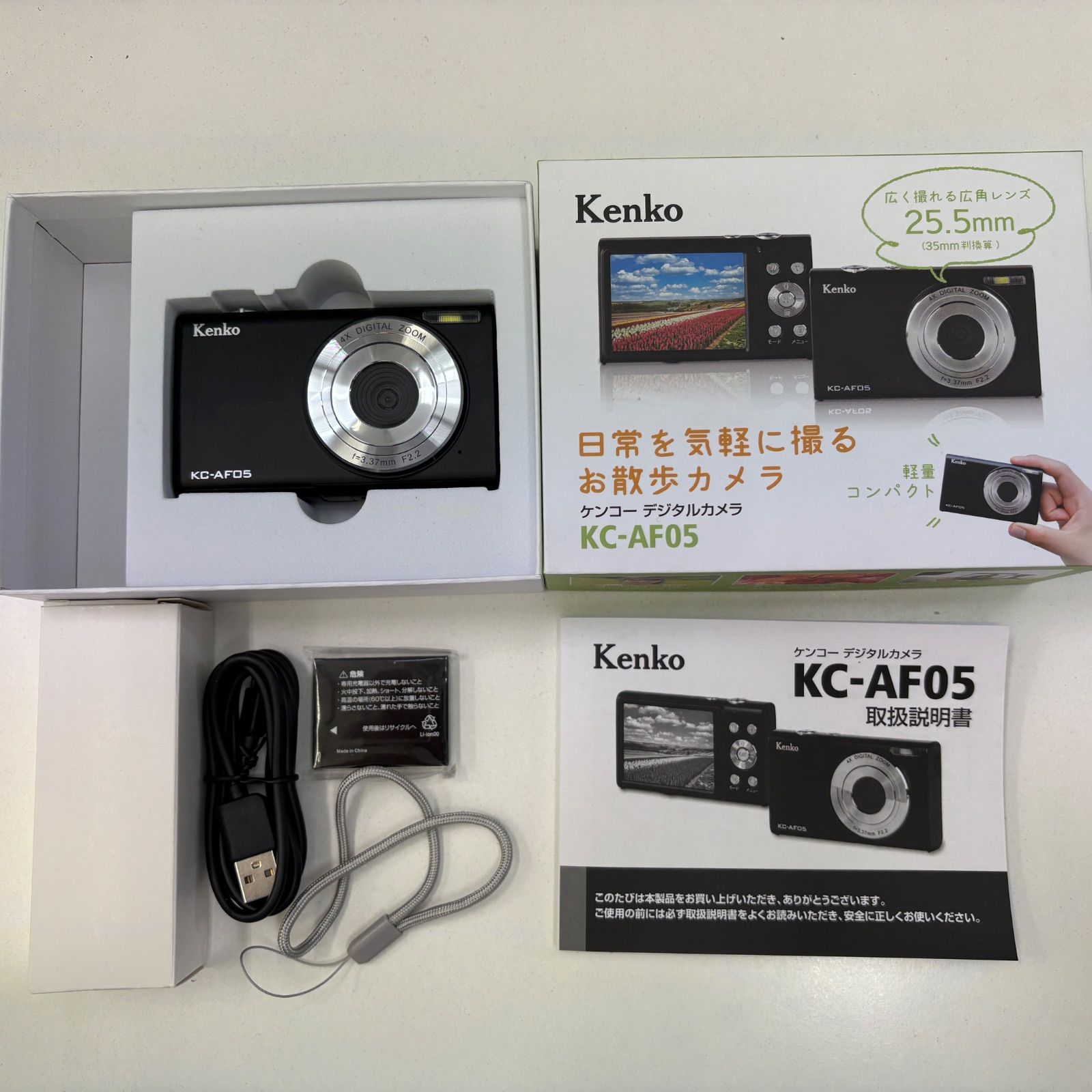 Kenko デジタルカメラ 【新品未使用】 楽天市場】【即配】(KT) KC-AF11 BK ブラック Kenko デジタル