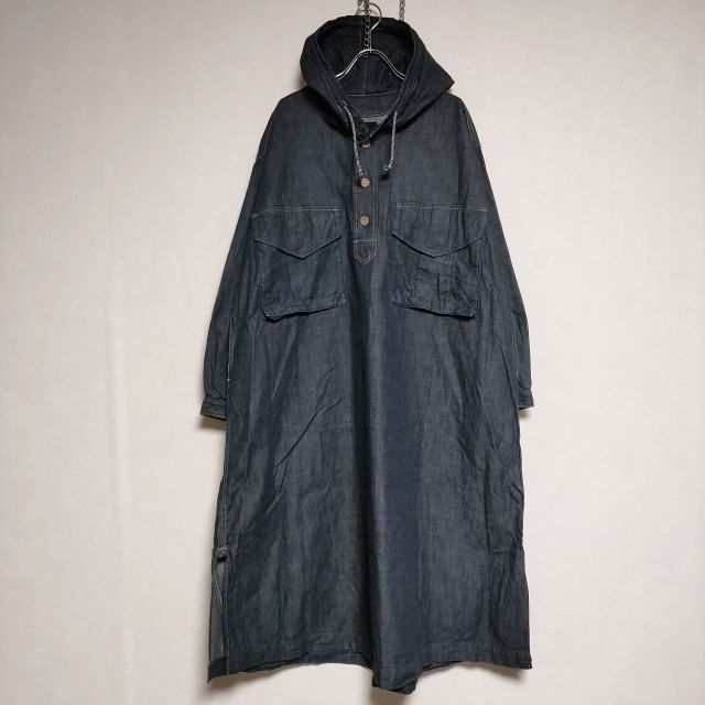 45rのモンプチデニムのペチドレス(濃)