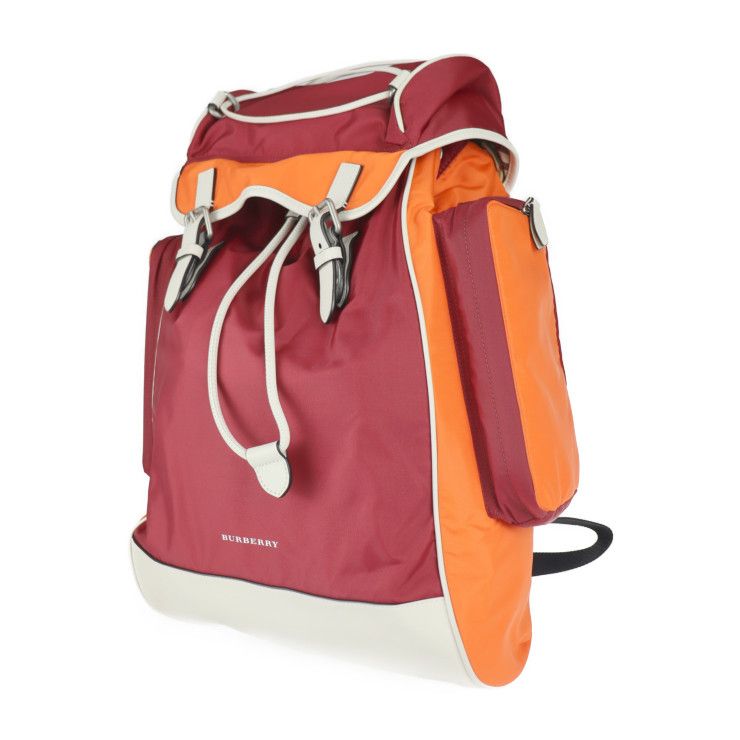 バーバリー BURBERRY ロゴバックパック 4074250 レッド・オレンジ  