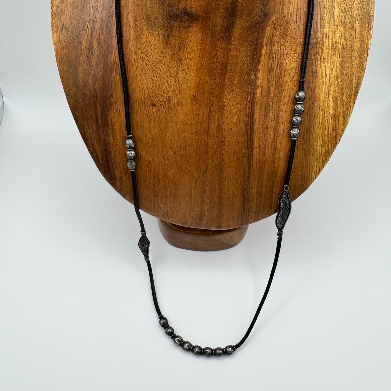 ボッテガヴェネタ ネックレス レザー ブラウン BOTTEGA VENETA 美品 BOTTEGA VENETA ボッテガヴェネタ レザー ネックレス SV925