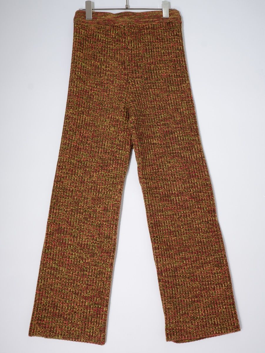 sodukスドーク 2023AW mixed color knit trousersミックスド カラー  