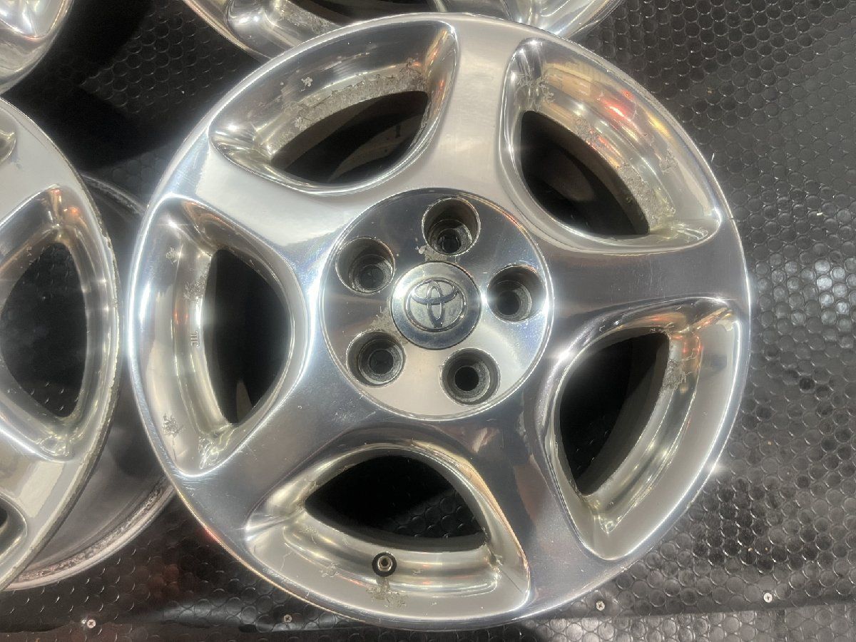 【送料無料】【良好品】トヨタ エスティマ 純正 16in 4本セット PCD114.3 6.5J +50 エスクアィア ノア ヴォクシー C-HR プリウスα 中古 トヨタ タイヤホイールセット 4本セット 16インチ 7.0JJ×16+45