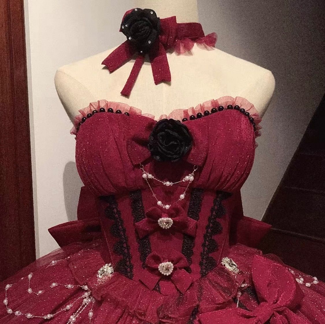 リボン付き 甘ロリ