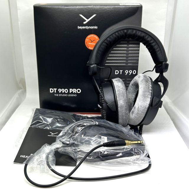 アウトレット品 beyerdynamic ベイヤー NEW DT 990 PRO 開放型 80Ω マスタリング用スタジオ ヘッドホン 開放型 正規品 2年保証モデル