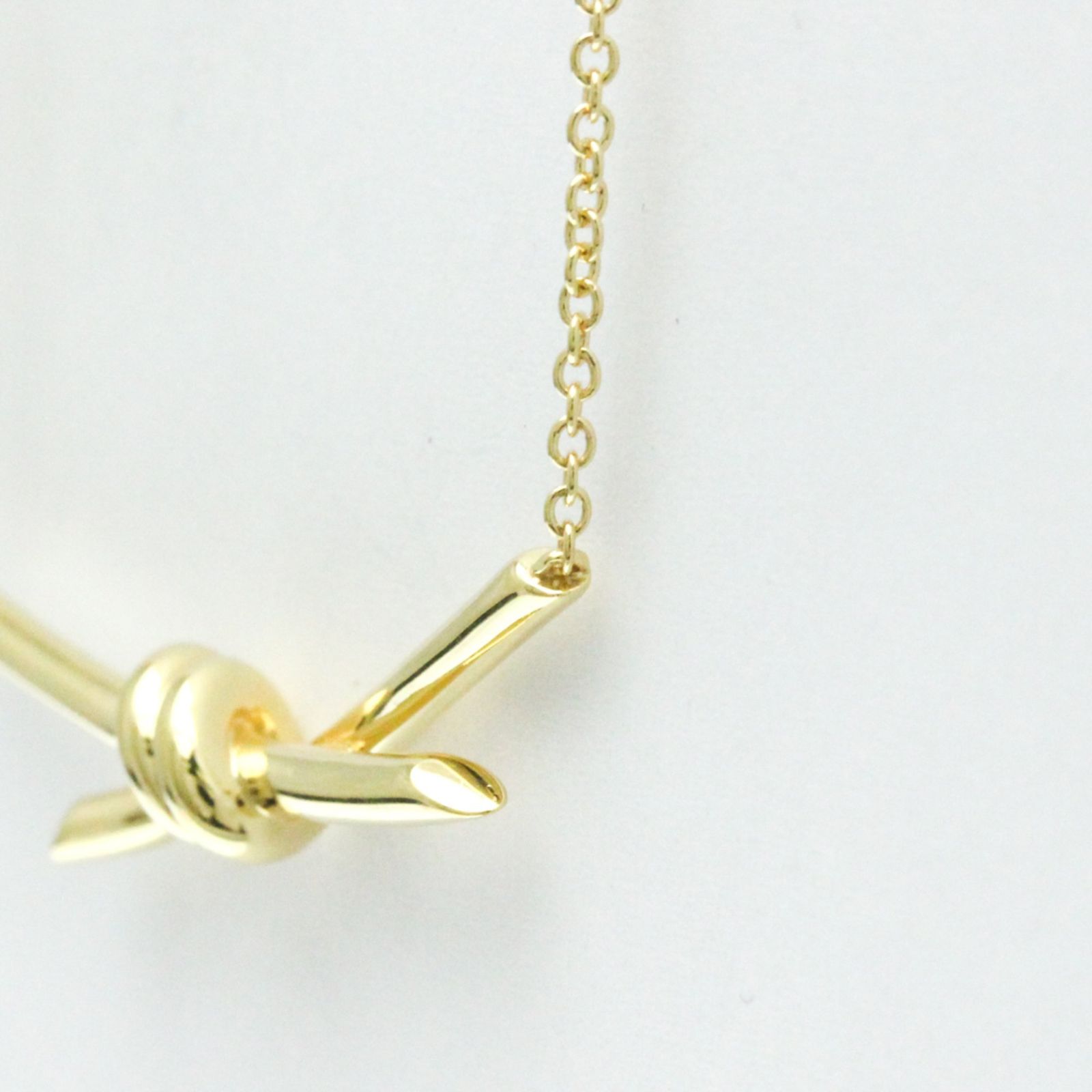 専用 新品未使用美品　ティファニー　ノット　ネックレス　イエローゴールド　正規品 TIFFANY&Co. ティファニー ノット ネックレス 18金 K18イエロー