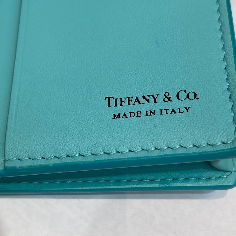 ◇　TIFFANY＆CO.　ティファニー　コンパクト　カードケース　名刺入れ