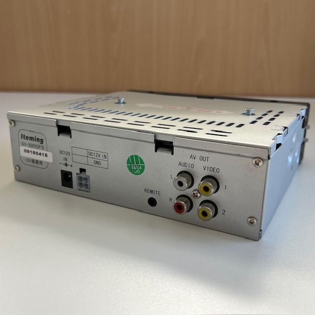 1DINサイズCPRM対応DVDプレーヤー