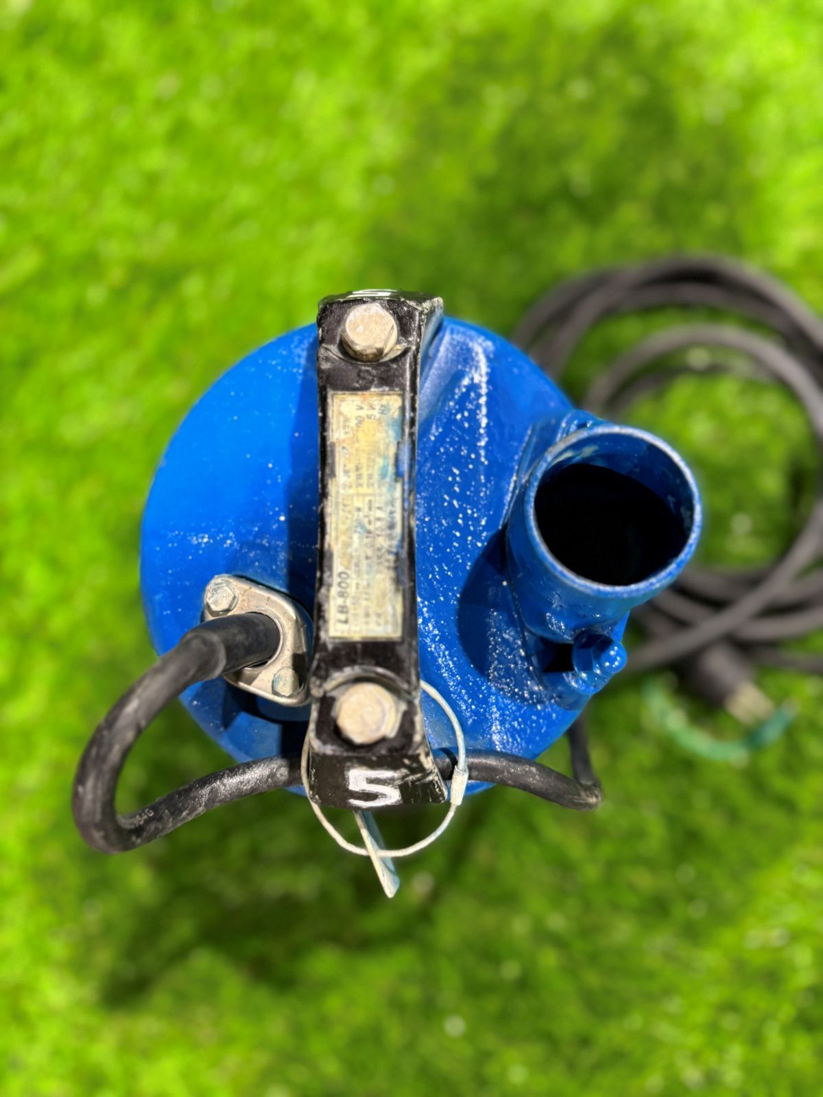 ツルミ 水中ポンプ LB800 単相100V 0.75kw 50Hz 揚程11m 強力型 整備済 レンタルアップ 鳴浜リース