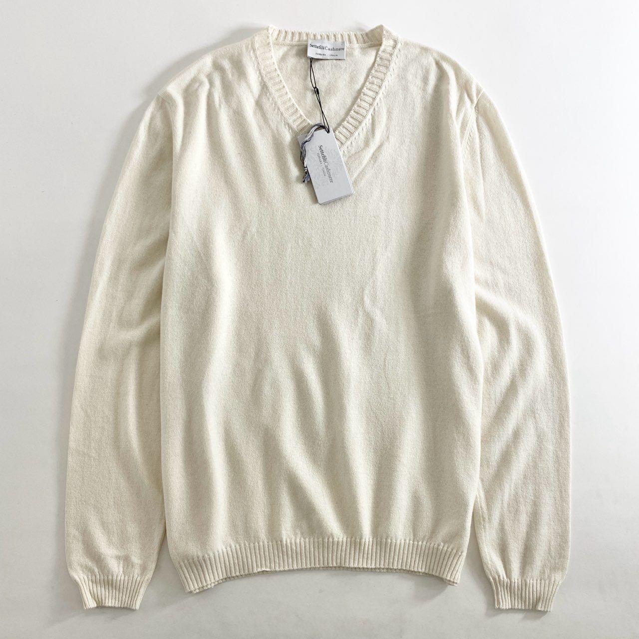 83h27① 《未使用保管品》 イタリア製 Settefili Cashmere セッテ 