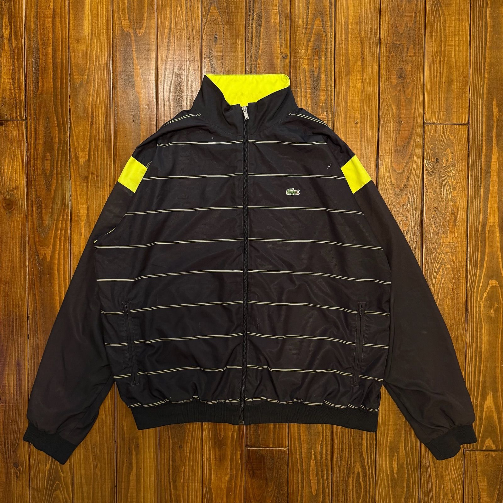 LACOSTE SPORTラコステスポーツ ネオンライン切替ナイロンジャケット