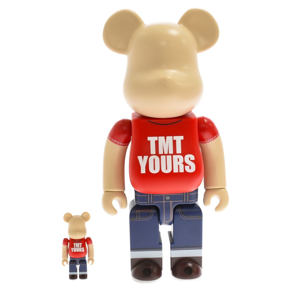MEDICOM TOY - MEDICOM TOY メディコムトイ BE@RBRICK TMT YOURS 20th ANNIVERSARY 100% & 400% ティーエムティー 20周年 アニバーサリー アイボリー/ブルー/レッド MEDICOM TOY (メディコムトイ) BE@RBRICK TMT YOURS 20th