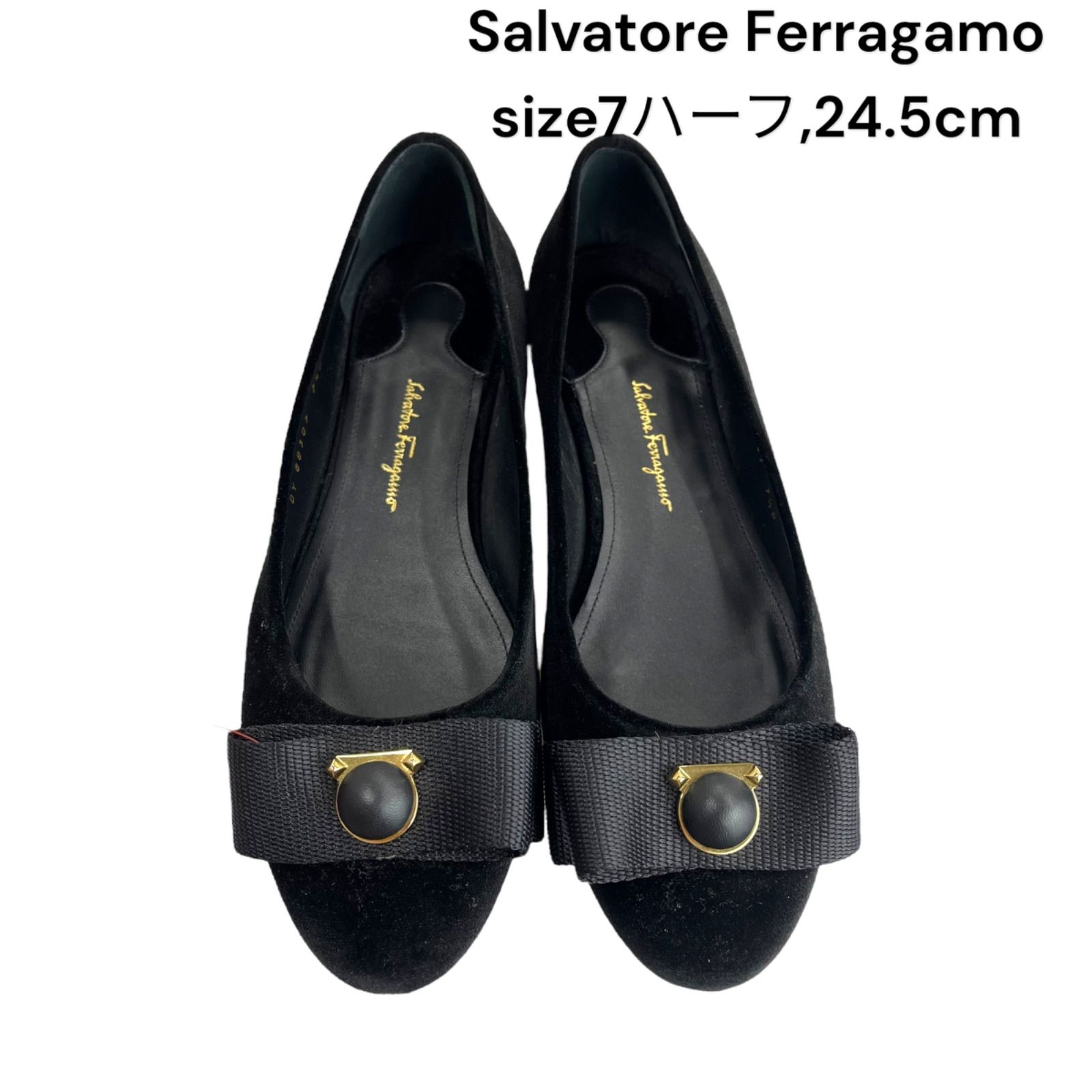 美品 サルヴァトーレフェラガモ Salvatore Ferragamo フラット 