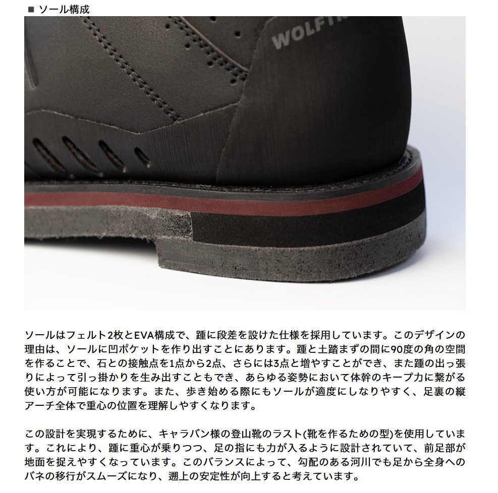 シューズ ウルフトレック