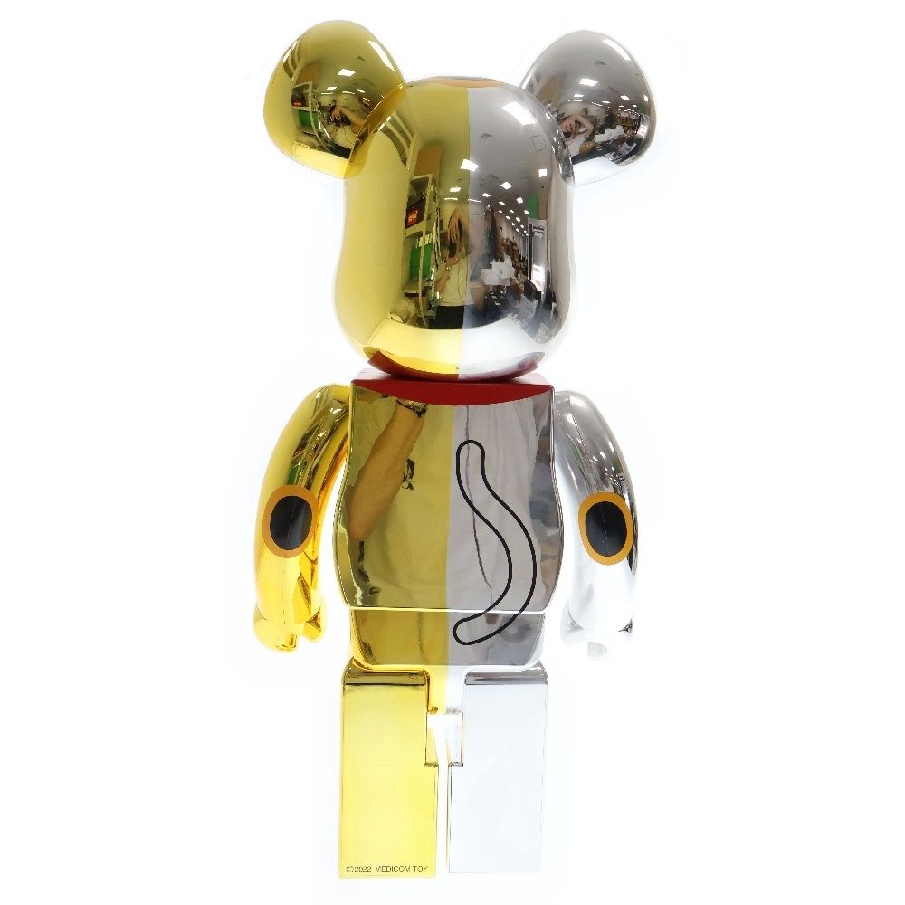 MEDICOM TOY (メディコムトイ) BE@RBRICK 招き猫 開運 銀×千万両
