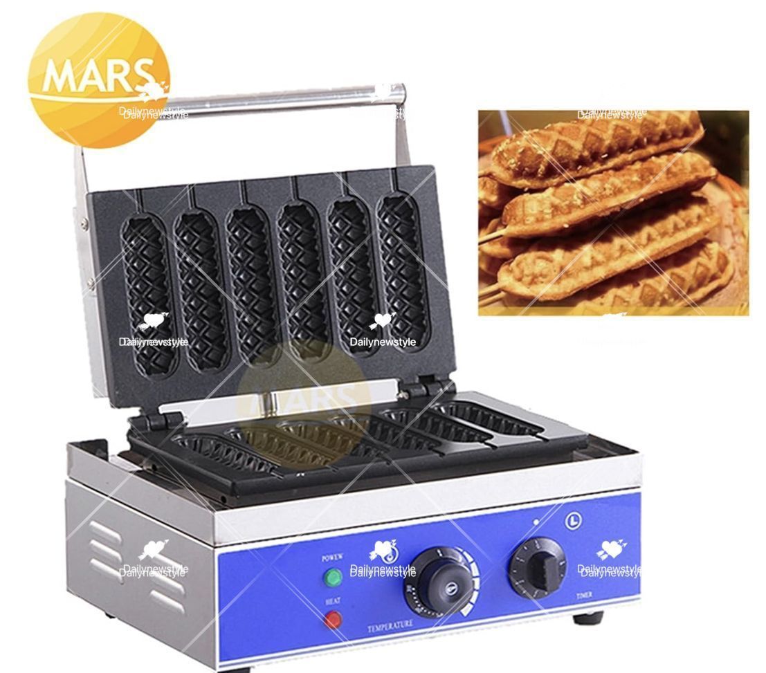 業務用 電気ソーセージワッフルメーカー ノンスティック ホットドッグ焼成機 業務用 電気ソーセージワッフルメーカー ノンスティック ホット