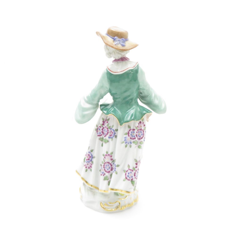 MEISSEN - 未使用 MEISSEN マイセン 60033 フィギュリン 女性 置物 インテリア SM3806S3 MEISSEN - 未使用 MEISSEN マイセン 60033 フィギュリン 女性