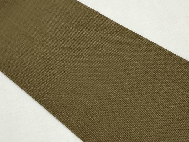 平和屋着物○男性 本場筑前博多織 角帯 栗色 正絹 逸品 CAAT8115hy