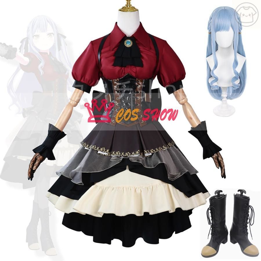 BanG Dream バンドリ AveMujica 豊川祥子 コスプレ衣装 cosplayウィッグ靴追加 仮装 制服 イベント クリスマス ハロウィン ステージ 文