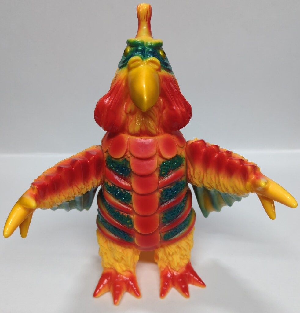 メディコムトイ|マーミット 怪獣天国 バードン 3期 |約23cm|黄赤緑