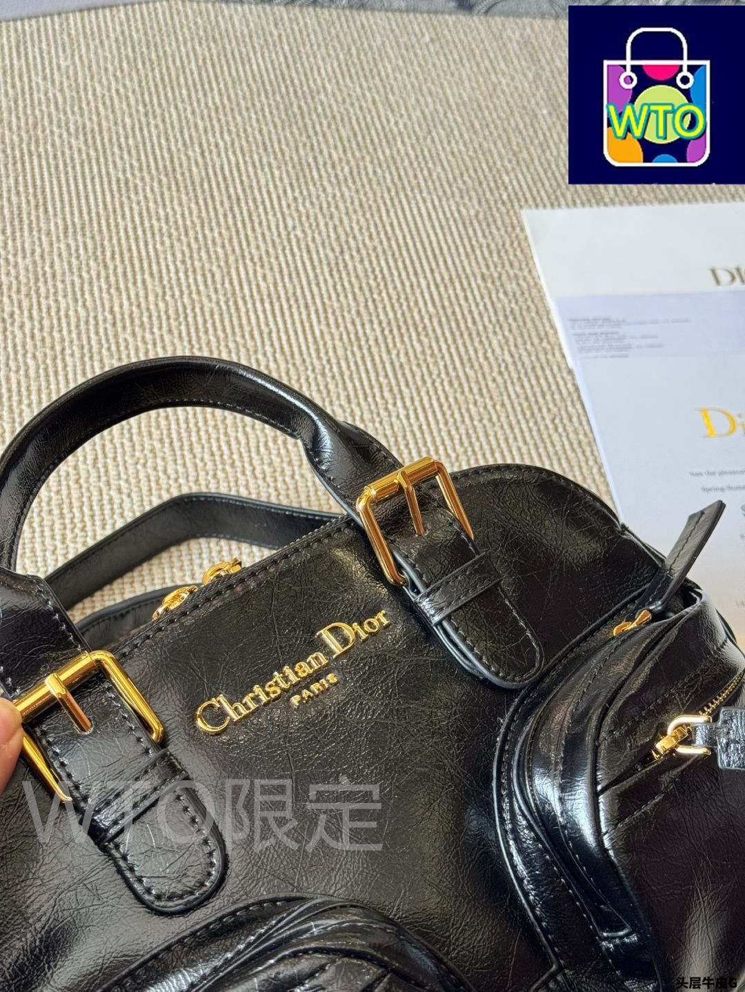 今日特価】Dior 2025 新作 Grand Tour ボウリングバッグ 28×17cm