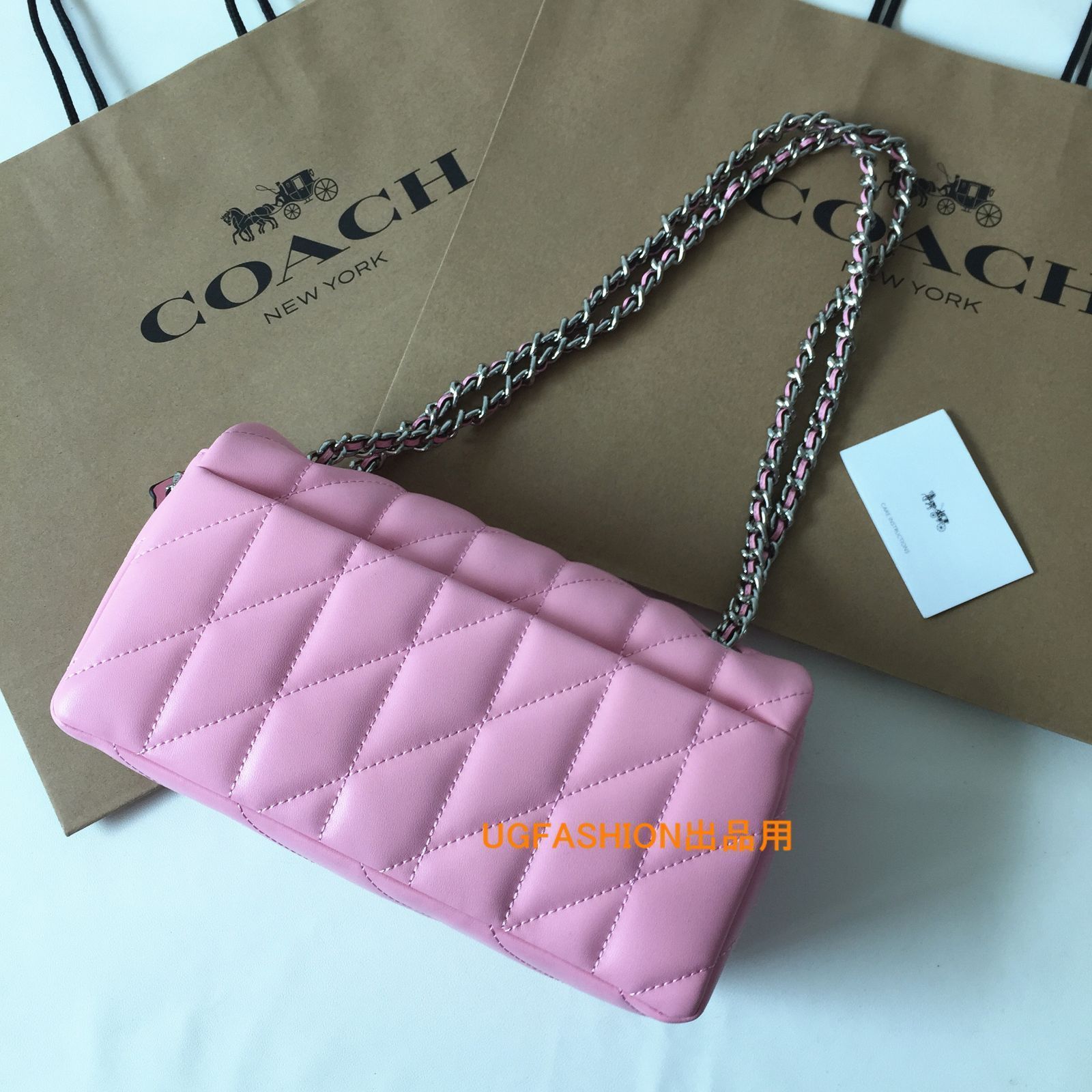 コーチバッグ＞COACH/コーチバッグ CP147 ビビッドピンク タビー ショルダーバッグ 26?キルティング クロスボディー レディースバッグ  斜めがけバッグ アウトレット品 紙袋付属 新品未使用 - メルカリ