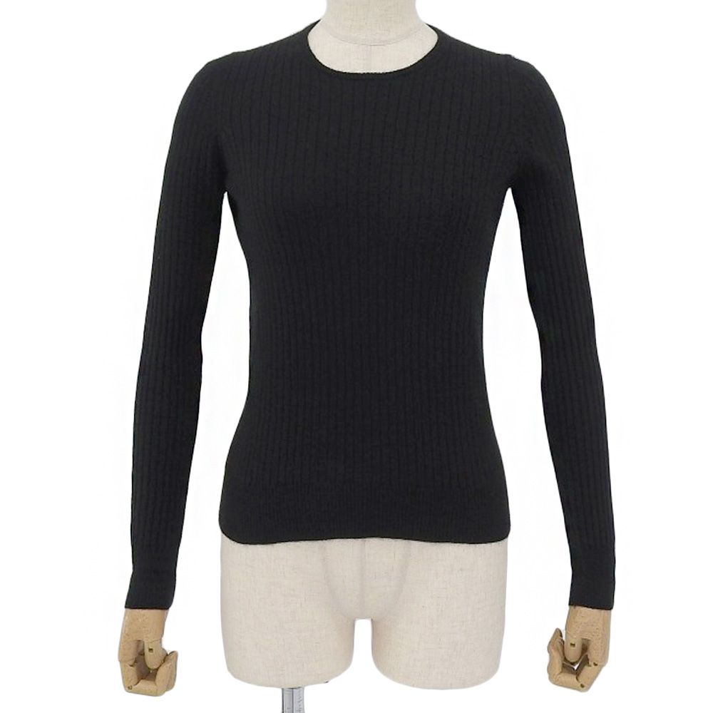 drawer 18G カシミヤシルク　ブラック　　リブニット　近年モデル 8082000436692_1.jpg?v=