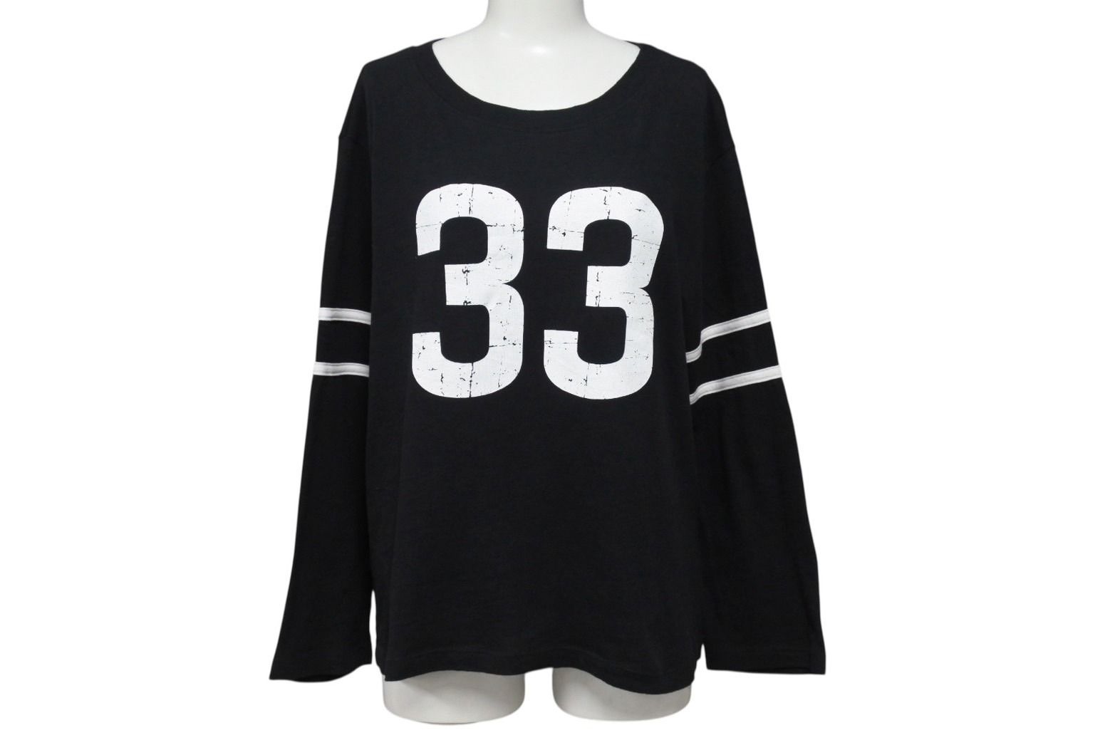 CHROME HEARTS クロムハーツ 33 Roller Skate Horseshoe L|S Tee 036-059023 ホースシュー ロゴ Tシャツ ロングスリーブ レディース 長袖 ブラック 黒 サイズ S 4b002076