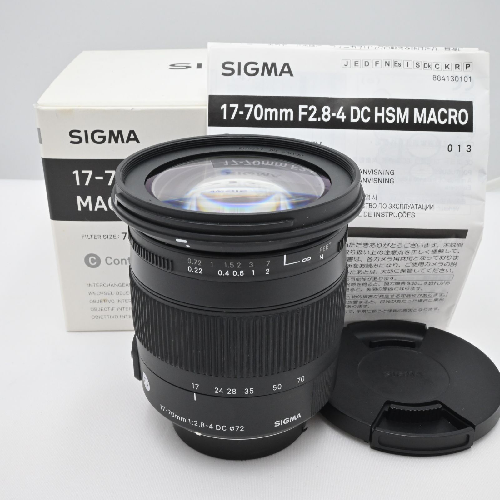 SIGMA 広角ズームレンズ 17-70mm 1:2.8-4 DC Φ72 SIGMA（シグマ）の