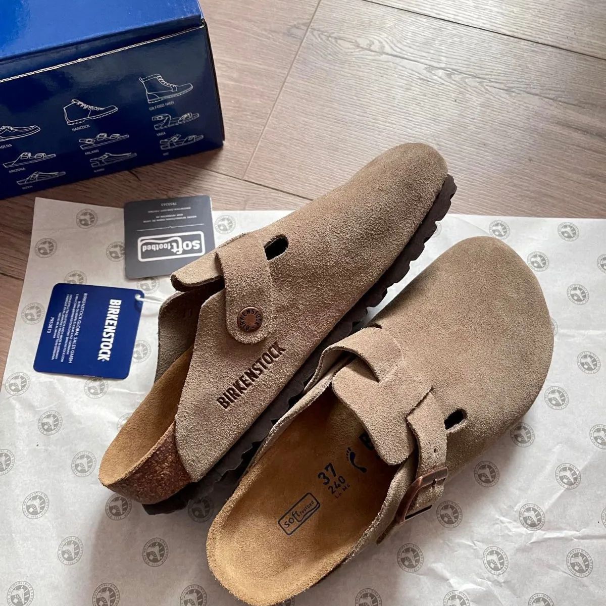 BIRKENSTOCK ☆ビルケン BOSTON シュトックボストンスエードサンダル