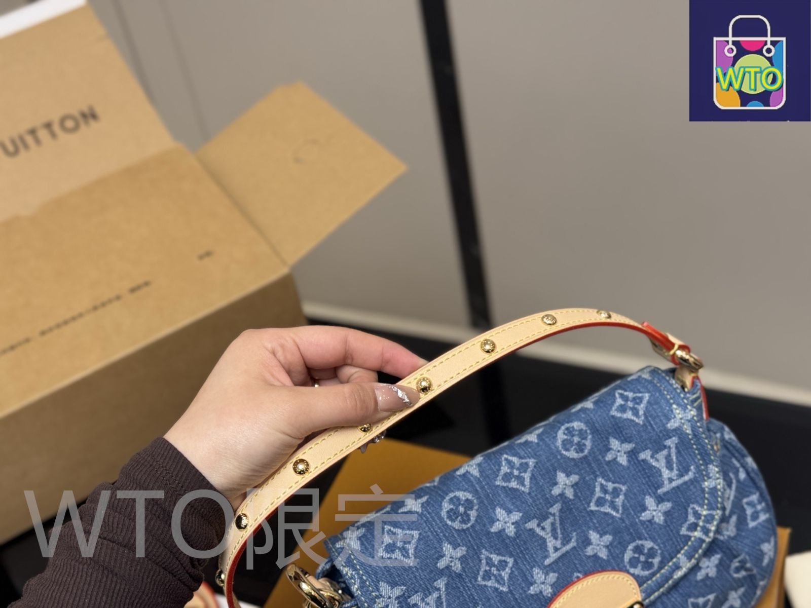 ルイヴィトン デニムコインポーチ LOUIS VUITTON ルイ・ヴィトン 財布 モノグラム デニム LV
